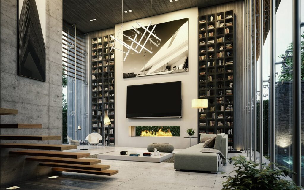Luxury Living Room Interiors 1024x640